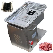 Commercial Meat Cutting Machine Electric Slicer 110V 4mm Blade 250kg/h 550W QX