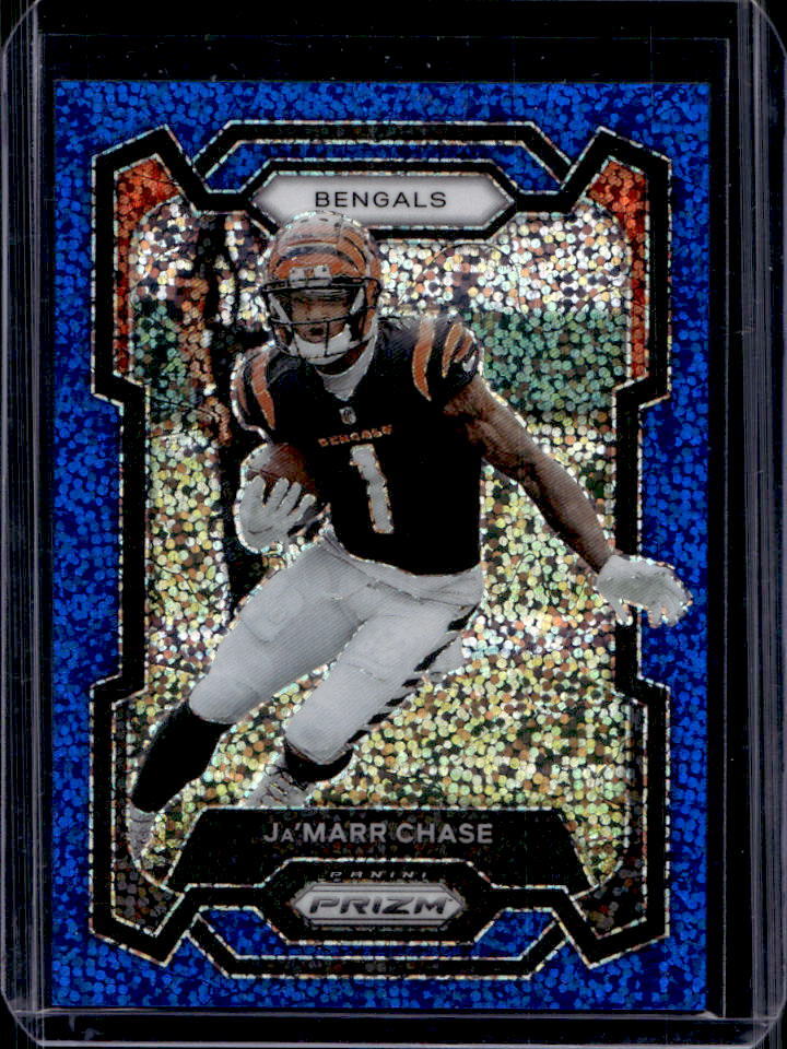 2023 Panini Prizm Ja Marr Chase Blue Sparkle #88/96 #56 Bengals