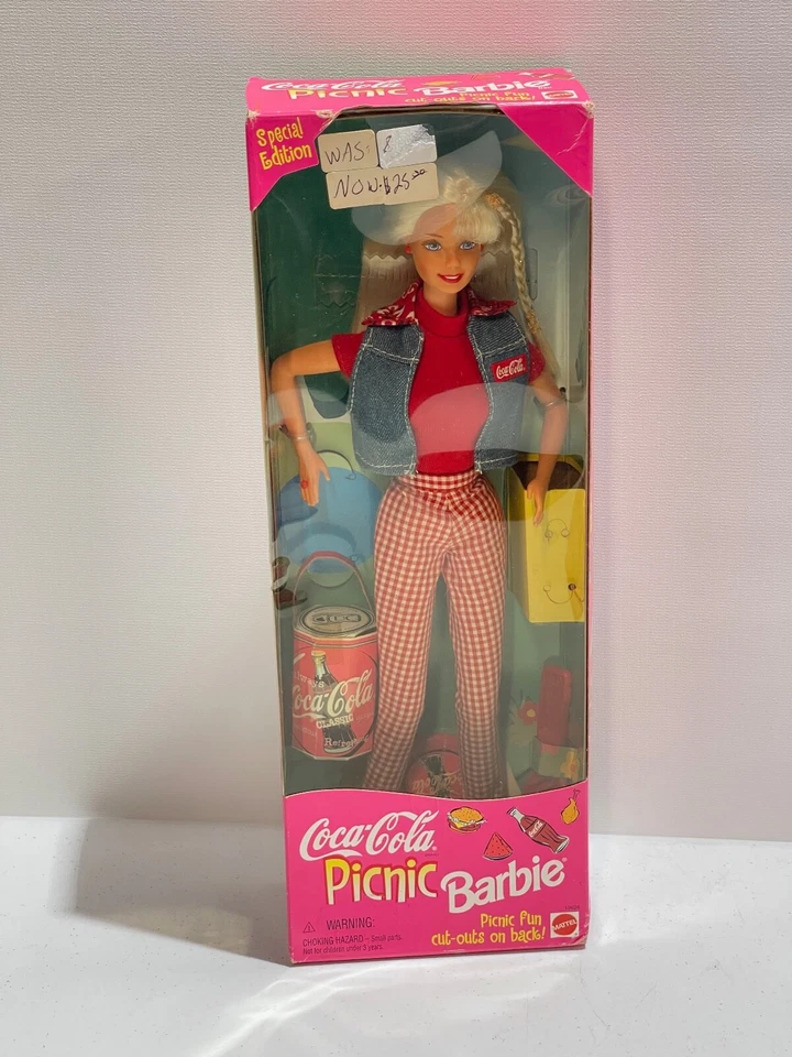 MUÑECA BARBIE MATTEL ESPECIAL PICNIC COCA COLA 1998 DE COLECCIÓN B4 B8 Foto 4 de 4