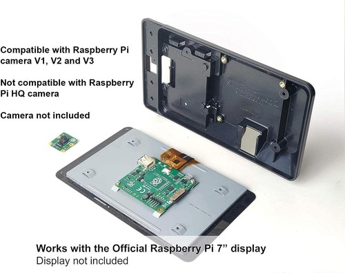 Raspberry Pi Touch 2 Case - Compatible with Raspberry Pi 3, 4, 5 & Cooling Fan - Afbeelding 4 van 9