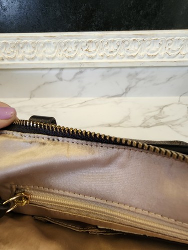 Designer Coach Snakeskin Brown Leather Purse F1473 F33418 - Picture 10 of 11