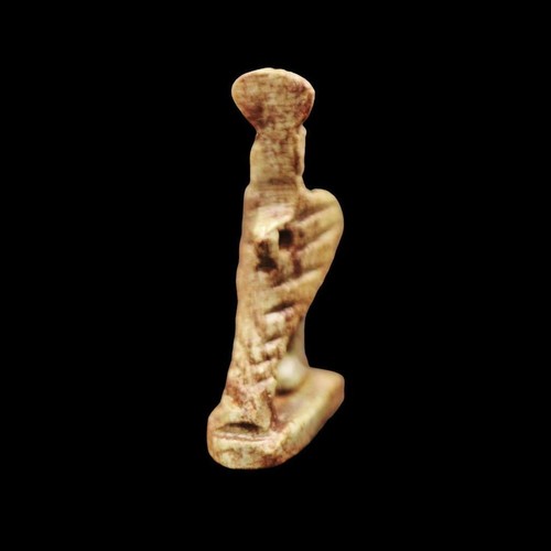 Antiguo Amuleto de Piedra Egipcio de Halcón Horus Figura "DIOS de la Realeza y el Cielo" - Imagen 4 de 6