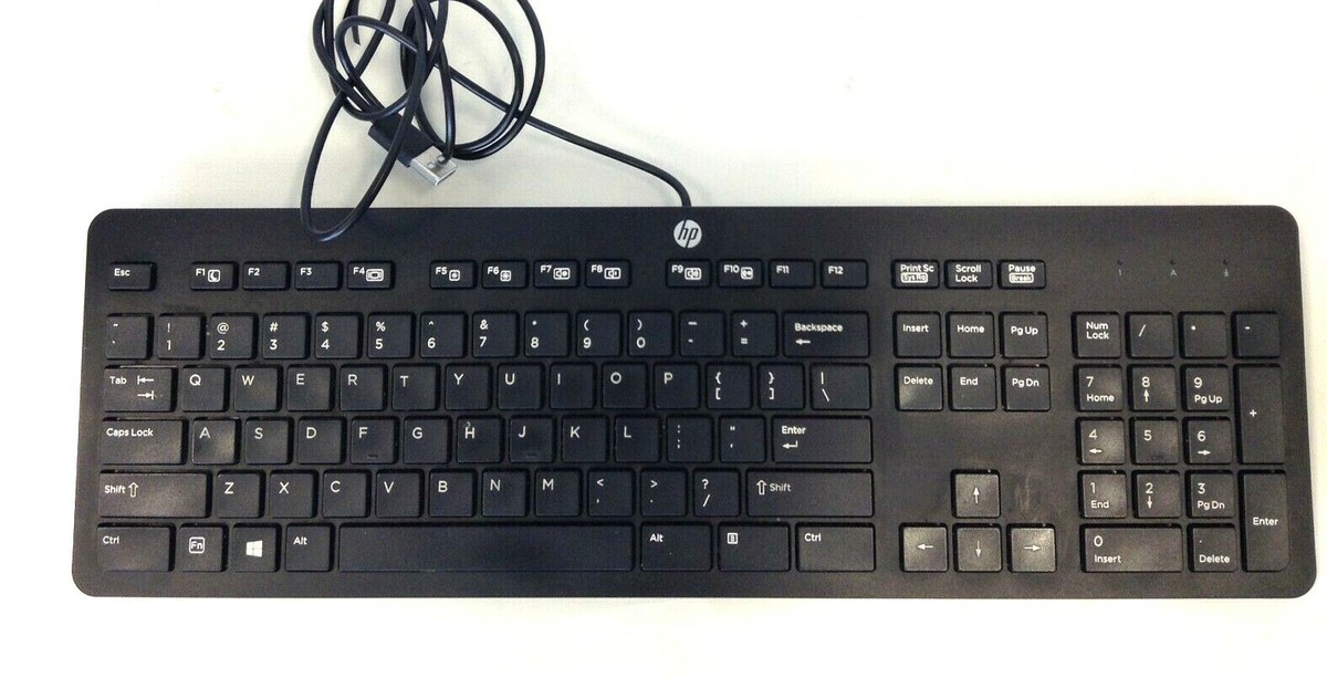 HP USB Wired Slim Keyboard KU-1469 803181-001 | eBay