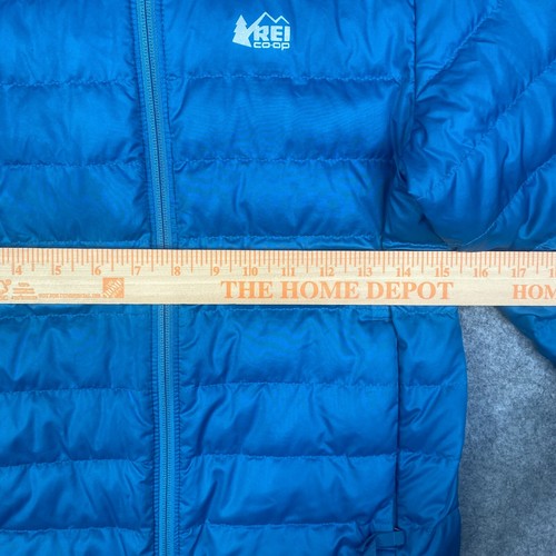 REI CO-OP Boy’s Size Medium Down Puffer Lightweight Jacket Blue 650 - Picture 8 of 13