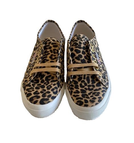 Superga 2750 Fantasia Women's Canvas Sneakers Size 10 M Leopard Print Multi NEW - Picture 4 of 17