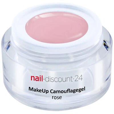 Premium XL Camouflage UV Gel Make Up rose 15ml Aufbau Nagel Cover Aufbau rosa