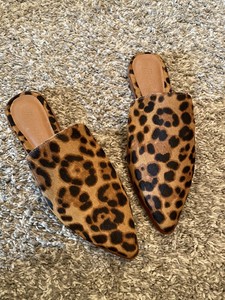 madewell leopard mules