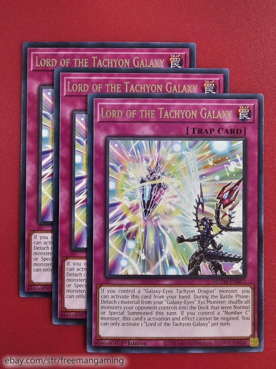 Yugioh Galaxy-Eyes Tachyon Deck Core Set 36 card MZTM Nebula Cloudragon  C107