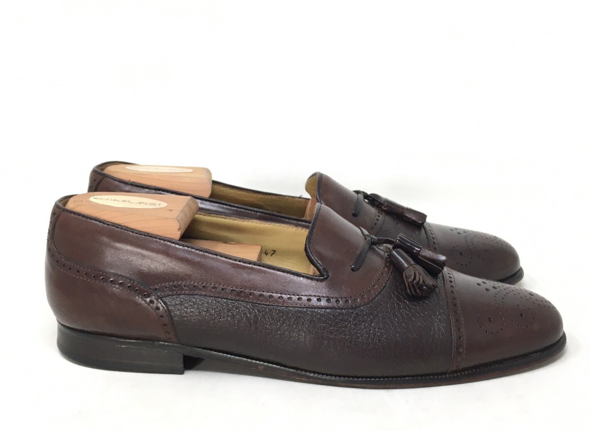 Mezlan Havana Men’s Size 13 Brown Leather Tassel Loafers Slip On Dress Shoes GUC Mezlan Havana Men main image 3