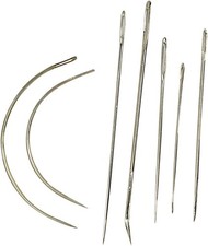 7pc Repair Upholstery Leather Carpet Sacks Sail Mattress Canvas Pin Needles Kit