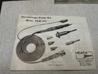 Heath Zenith Oscilloscope Probe kit PK W-105 Made In England w/Manual — photo 2