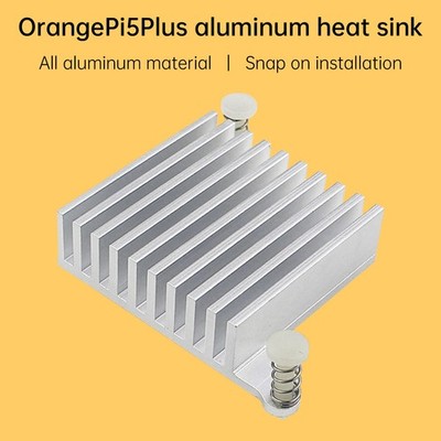 Orange Pi 5 Plus Kühlkörper Pi 5 Plus Vollaluminium-CPU-Kühlkörperkühlung