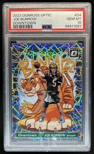 2023 Panini Donruss Optic Joe Burrow Downtown! SSP #D-4 Bengals PSA 10 GEM MINT