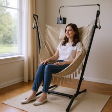 Hammock Chair w/ Stand Height Adjustable Hanging Chair