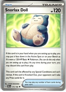 Snorlax Doll 175/182 Paradox Rift