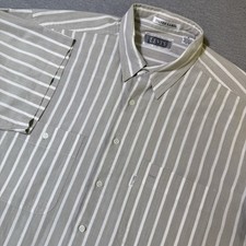 Vintage Levi  s Silver Label Shirt Mens L Striped Button Down Grunge Retro Big E