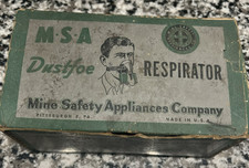 Vintage, MSA Dustfoe Respirator Mine Safety Appliances Co.