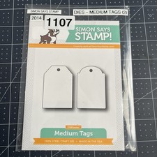 Simon Says Stamp Dies Medium Tags 2 S199 Embossing CardMaking Die 2013
