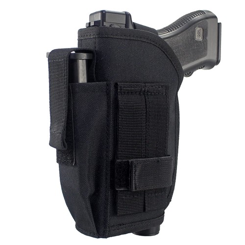 Tactical Belt Holster with Mag Pouch for Handguns with Light or Laser Attachm... - Picture 2 of 9