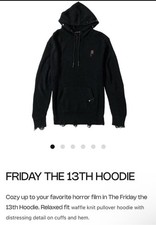 Jeffree Star Cosmetics Friday The 13th Hoodie 2xl New Halloween