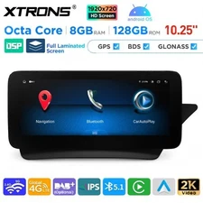 XTRONS 10.25 Android 14 Car Stereo 8+128GB 4G GPS for Mercedes-Benz A/C207 NTG5.0