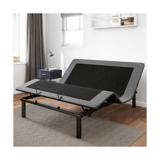 GOLDORO Queen Size Adjustable Bed Frame, Electric Bed Base, Wireless Remote C...