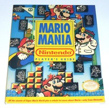 MARIO MANIA PLAYER'S GUIDE - Super Nintendo SNES, Strategy Book, 1991