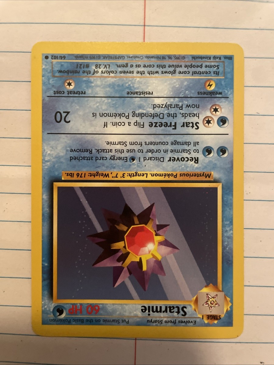 1995 starmie pokemon card value - SWSH09: Brilliant Stars Rare Retreat cost Mega Starmie ex - 095/080