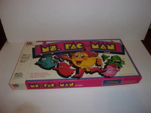 Vintage Milton Bradley Ms Pac Man Board Game