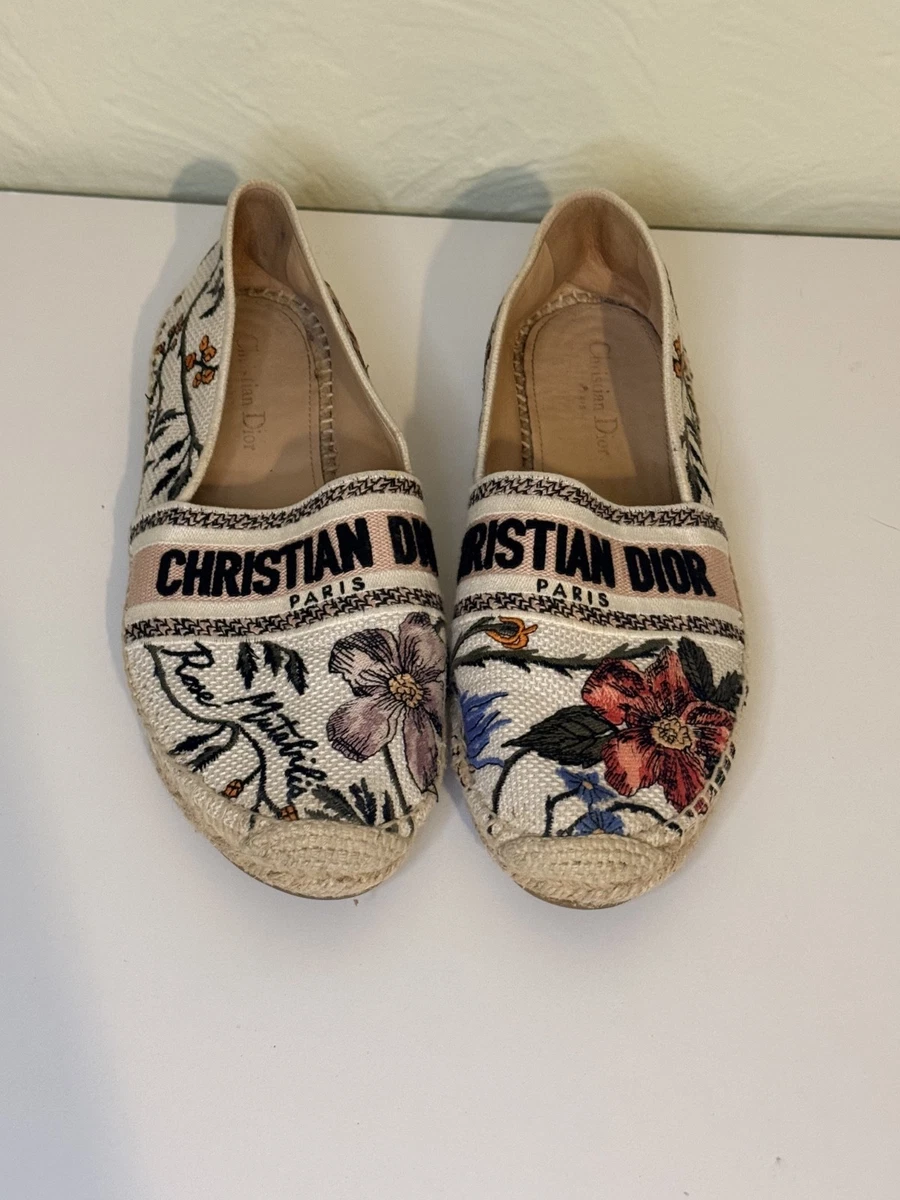 Dior Floral Flats for Women for sale | eBay