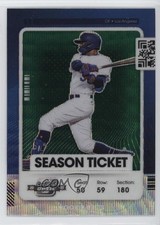 2021 Panini Contenders Season Ticket Optic Green Wave Prizm Mookie Betts 1i3m