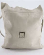 Borsa da spalla Campomaggi Pelle Bianco - Buone condizioni