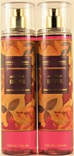 QTY 2 - Bath  Body Works AUTUMN DRIVE Fine Fragrance Body Mist Spray 8 Oz