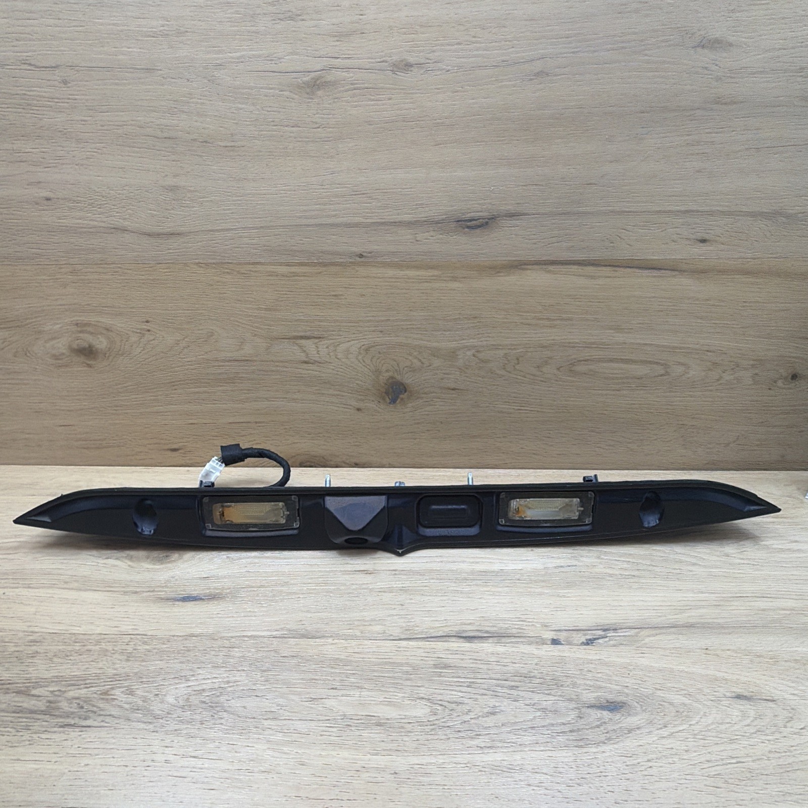 🟢 OEM Maserati M157 Ghibli 14-17 Rear Trunk Camera Trim Handle Lights GRAY🟢