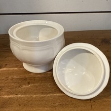 Mikasa Antique White Ultima  Sugar Bowl With Lid HK400