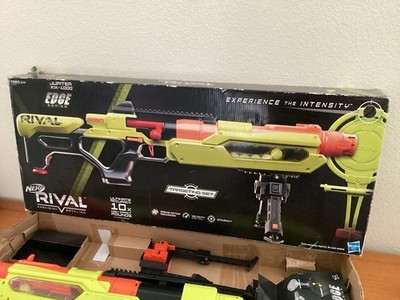 NERF Rival Blaster Jupiter XIX-1000 Edge Series with Target and 10