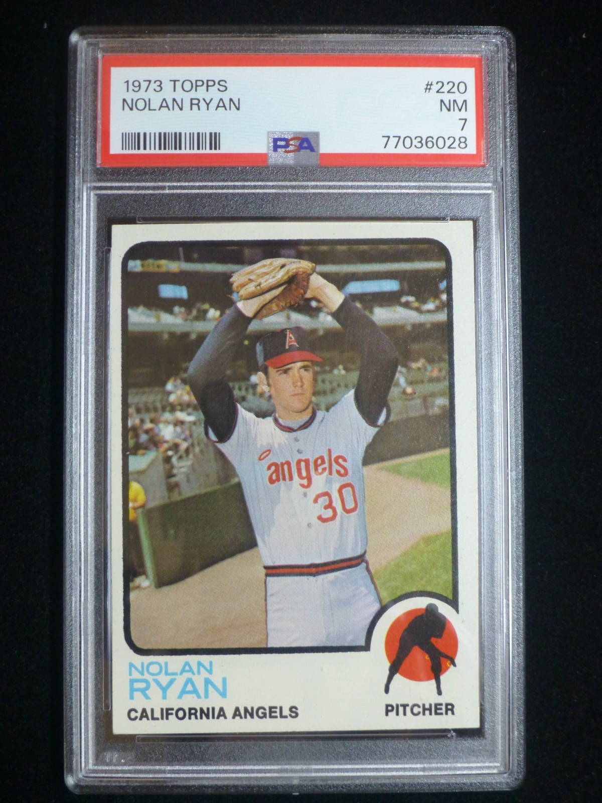 1973 Topps #220 Nolan Ryan PSA 7 NM