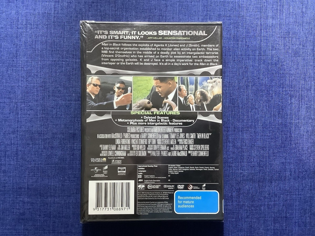 Men in Black (DVD, 1997) for sale online | eBay