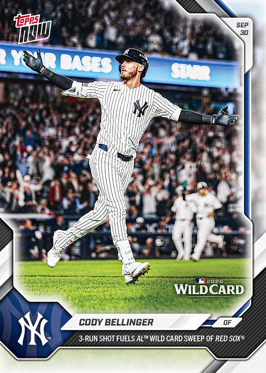2026 Topps Now MLB #746 Cody Bellinger New York Yankees PRESALE