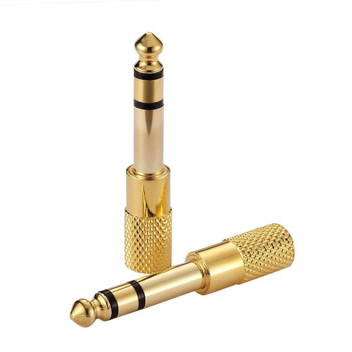 1 Pezzi Piccolo A Grande Cuffie Adattatore Convertitore Spina 3.5mm 6.35mm Audio - Foto 14 di 15