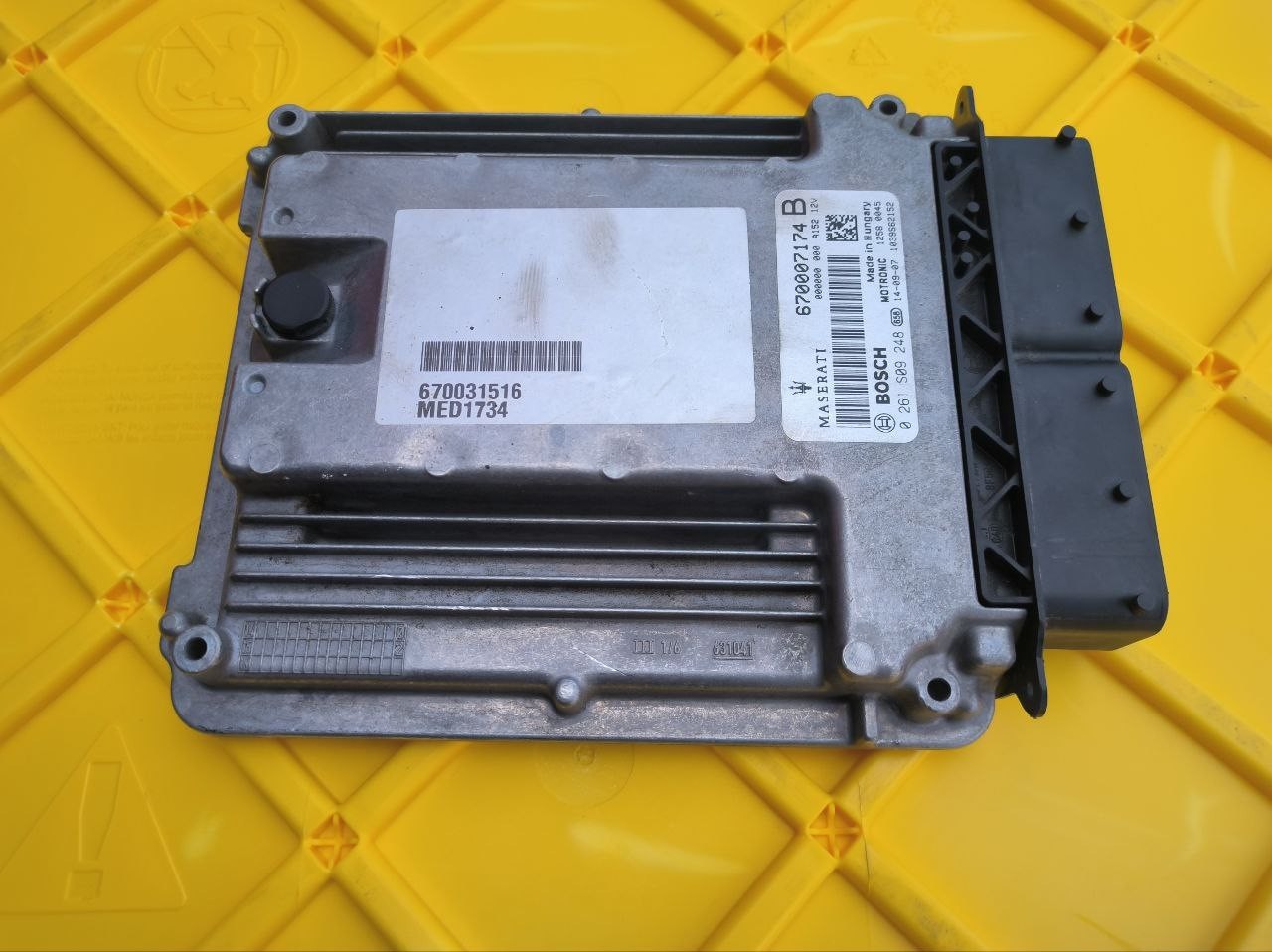 Maserati Ghibli 2017 OEM Engine Control Module (ECU) – Part Number 670007174