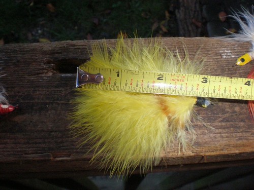 Antique/Vintage Lot 10 Fly Fishing Lures Hand Tied Large Size in Case 2.5"- 4" - Picture 15 of 18