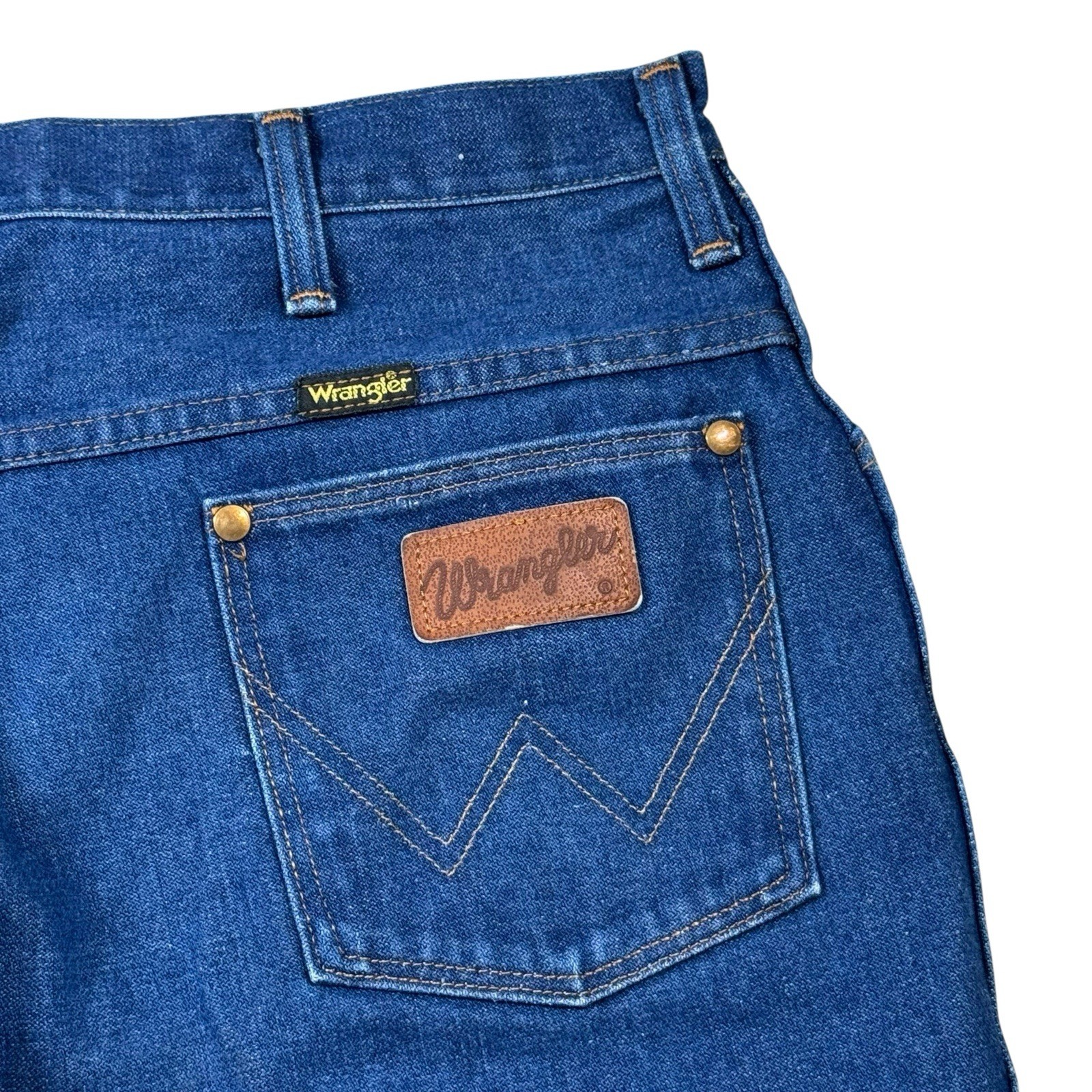 Vintage 1970’s Wrangler Men’s Denim Jeans Blue Sz 38X30 Made In USA  #912DEN thumbnail 7