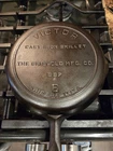 Griswold Victor No. 6 Cast Iron Skillet 697A Erie PA – Restored – Smooth Surface