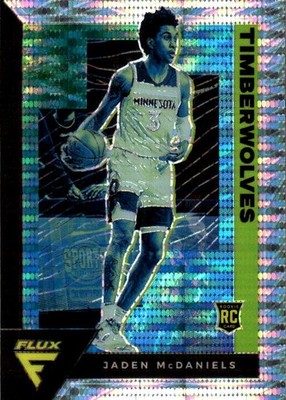 2020-21 Panini Flux Jaden McDaniels #232 Pulsar Minnesota Timberwolves