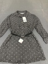 ZARA Dress with Belt Size M — 100% Viscose