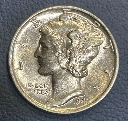 1941 P Mercury Dime 90% Silver - Uncirculated Coin