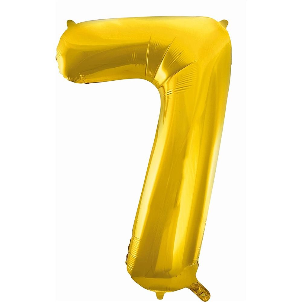 Баллон Idena Folienballon Zahlenballon 7 Золотой для украшения Государственного флага 2090₽