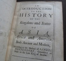 HISTORY KINGDOMS STATES of ASIA AFRICA AMERICA ~1705~ PUFENDORF Ancient CHINA