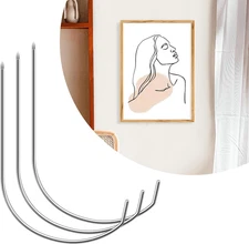 30 Pieces Picture Hangers, PinCute Drywall Hooks Picture Hanging Hooks Holds Up 